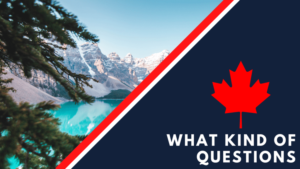 What kind of questions are on the Canadian citizenship test?