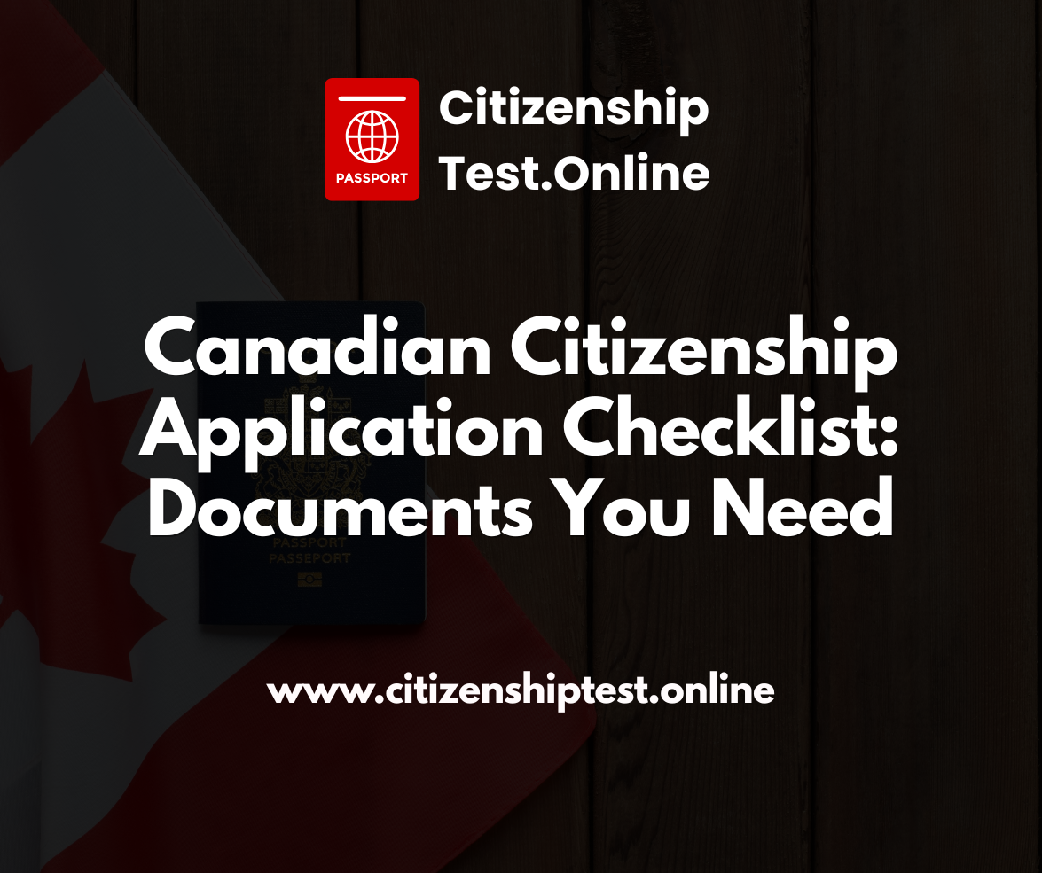 canadian citizenship application checklist documents you need
